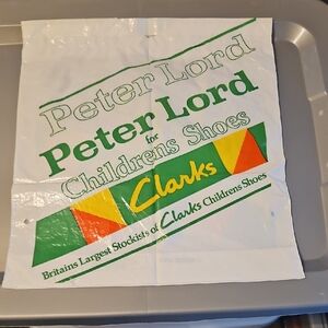 Clarks x Peter Lord Children Shoes Vintage Plastic Bag